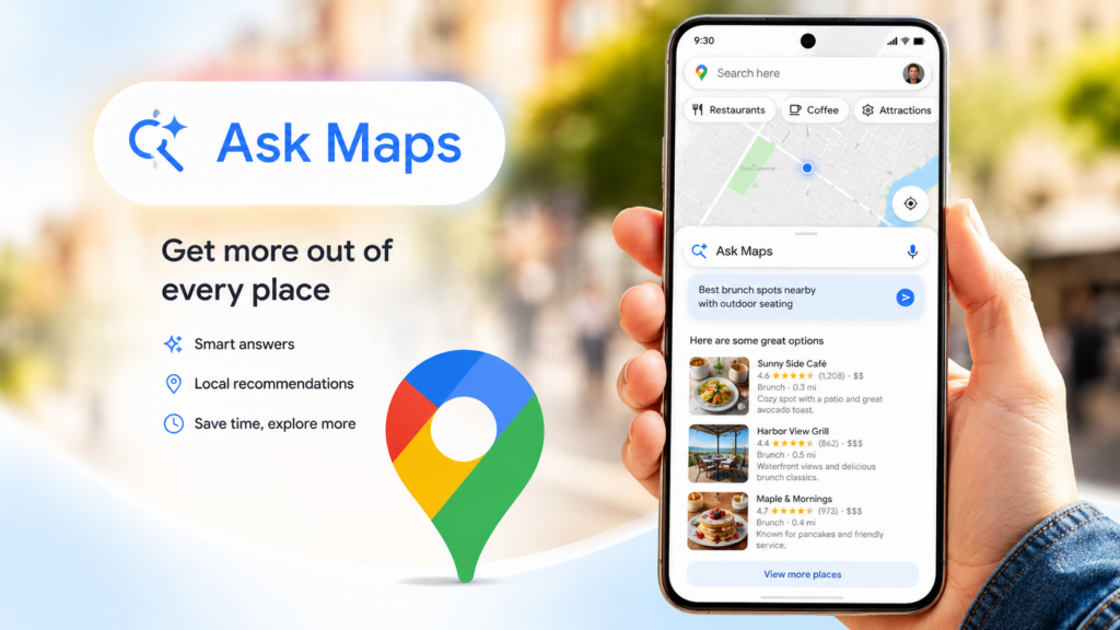 Google maps, maps. SEO, AEO, GEO